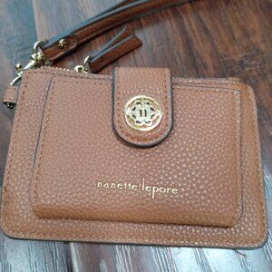 Nanette Lepore Kerri Card Case Wristlet Wallet